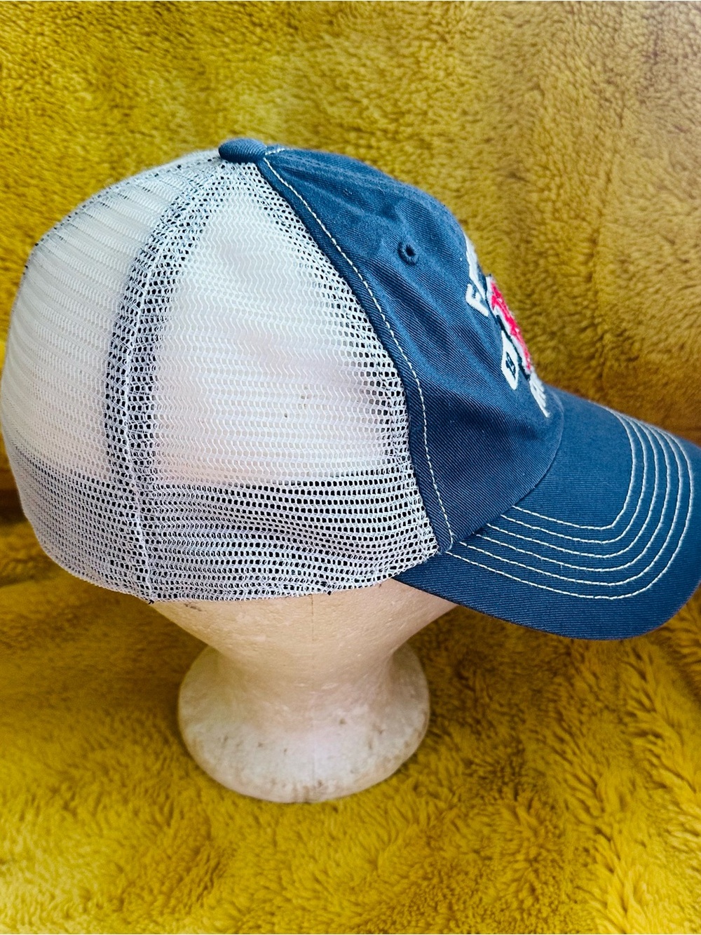 Boston Red Sox ‘47 Brand Adult S/M Fenway Park Collection Mesh MLB Fitted Hat - Picture 6 of 9